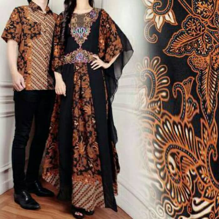 couple kaftan alivia batik pesta baju pasangan sarimbit batik couple