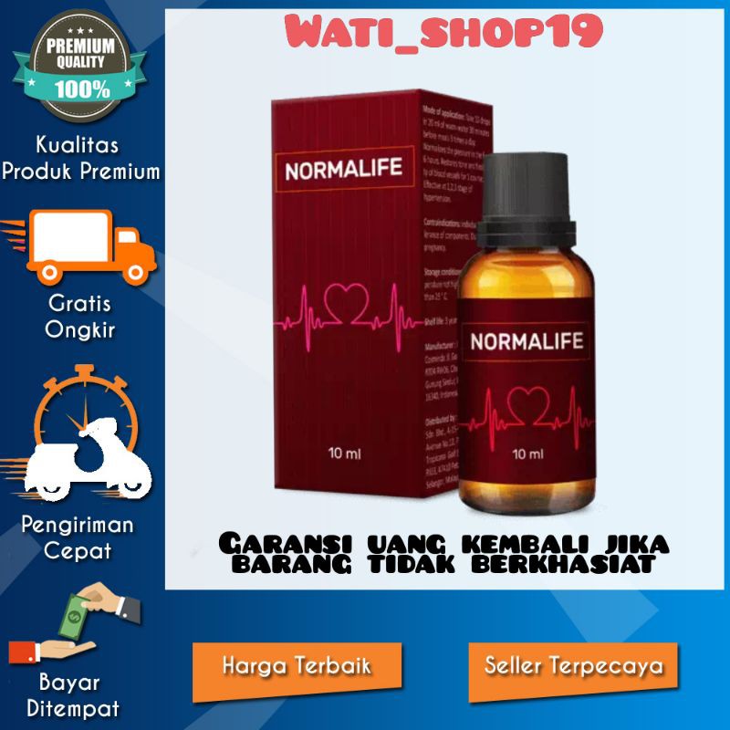 NORMALIFE ASLI 100% ORIGINAL - OBAT NORMA LIFE CAIRAN PEMBERSIH PEMBULUH DARAH / OBAT HIPERTENSI