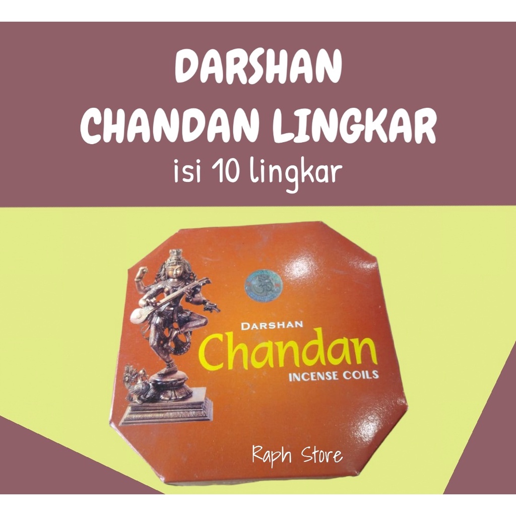 Dupa Hio Lingkar Cendana Chandan By Darshan India