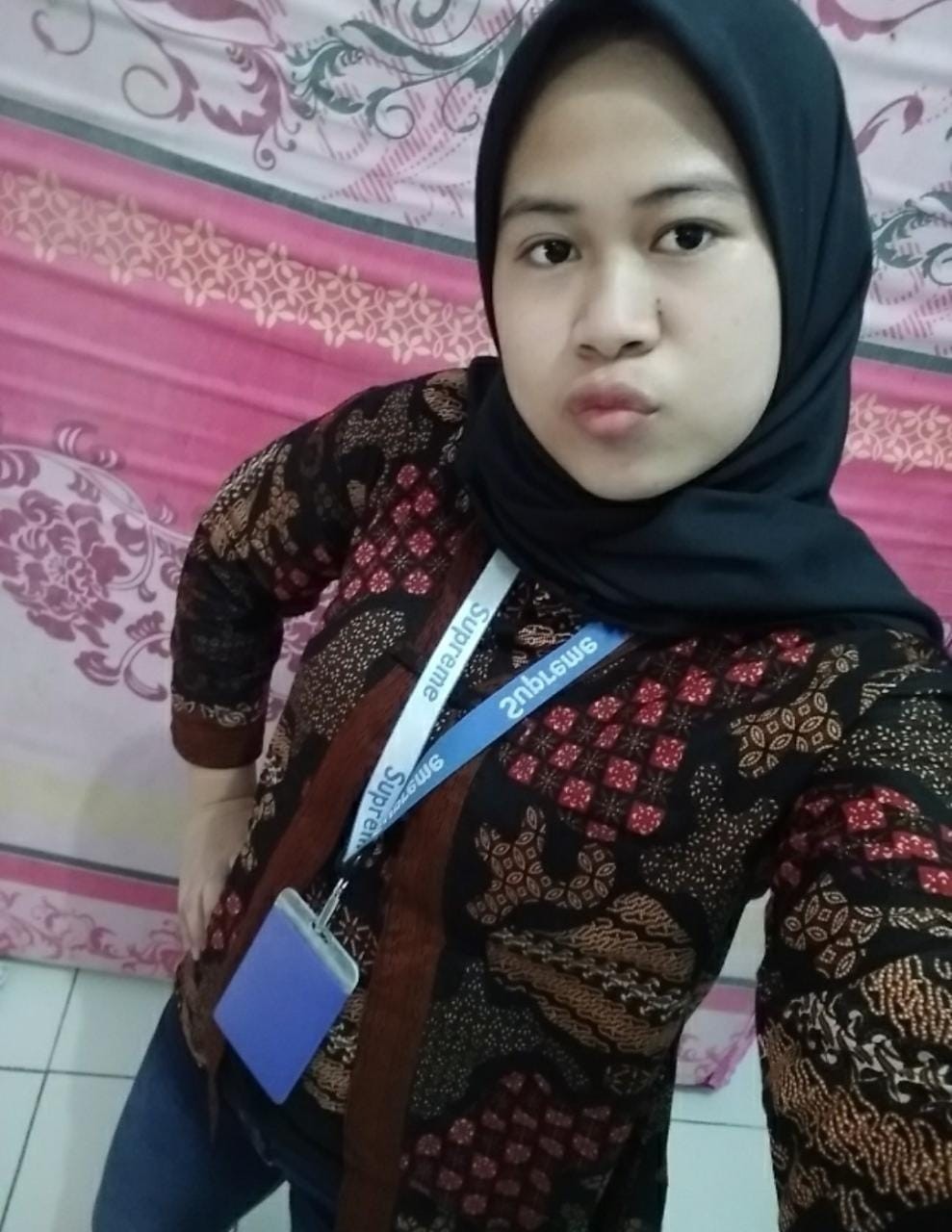 (bisa Cod) Batik Couple Merah | Couple Batik | Blouse Batik Kantor | Batik Pekalongan  Termurah