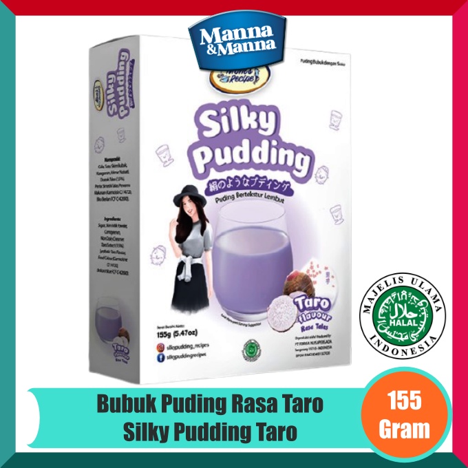 

Silky Pudding Taro Bubuk Pembuat Puding Rasa Talas - 155 Gram