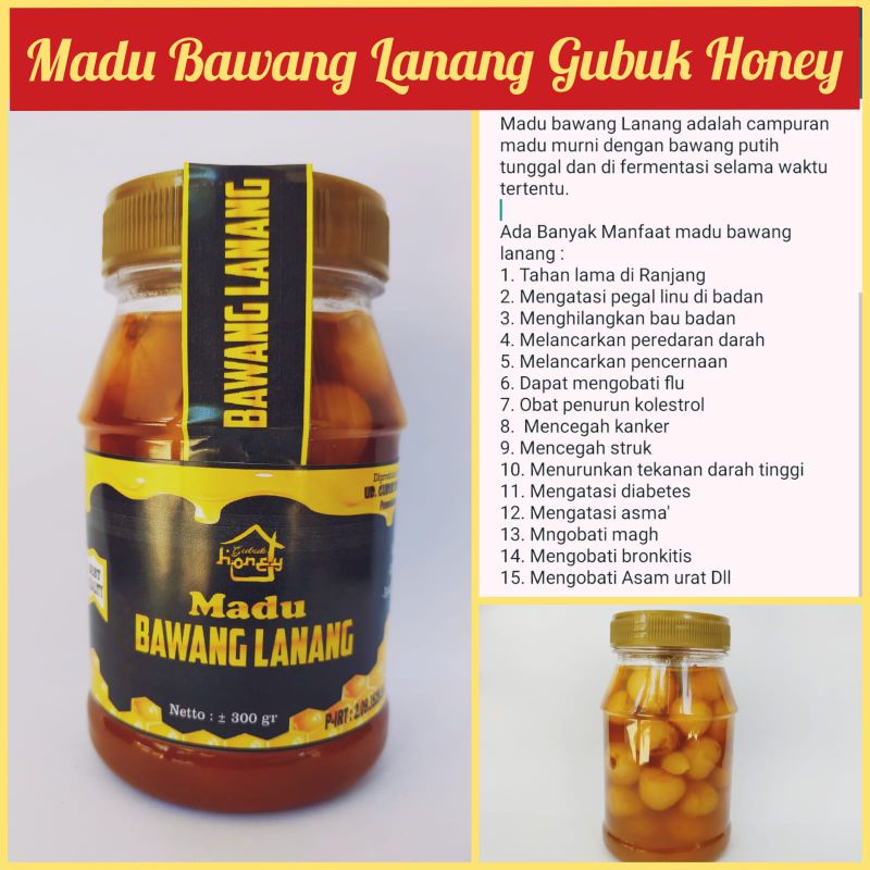 

madu bawang lanang 300 gr