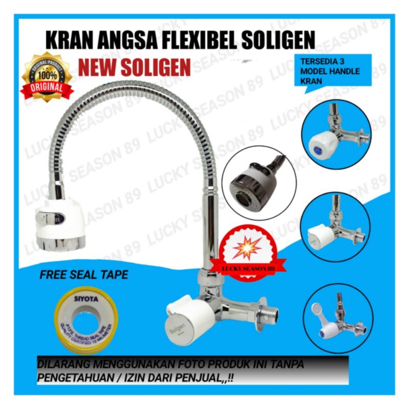 Kran Angsa Flexibel Soligen /Keran Flexibel Bagus/Kran Cuci Piring