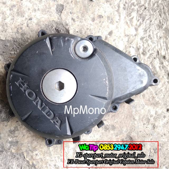 Blok Magnet Blok Mesin Kiri Megapro Monoshock Dan Tutup Gear