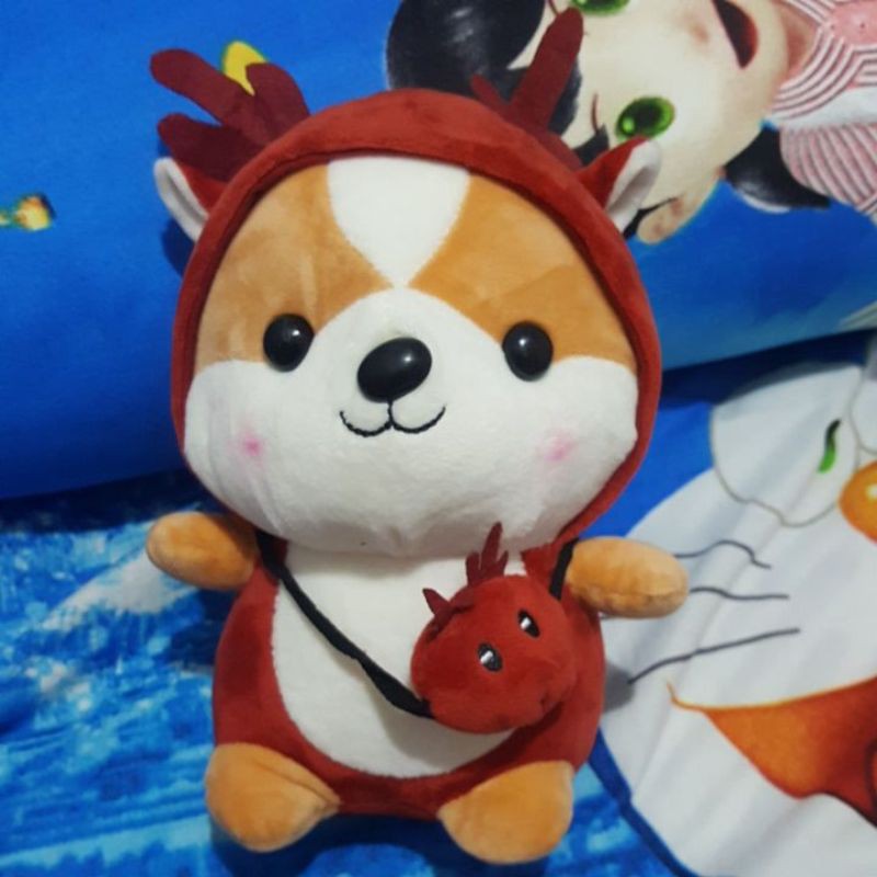 Boneka Shiba Inu Kostum Naga