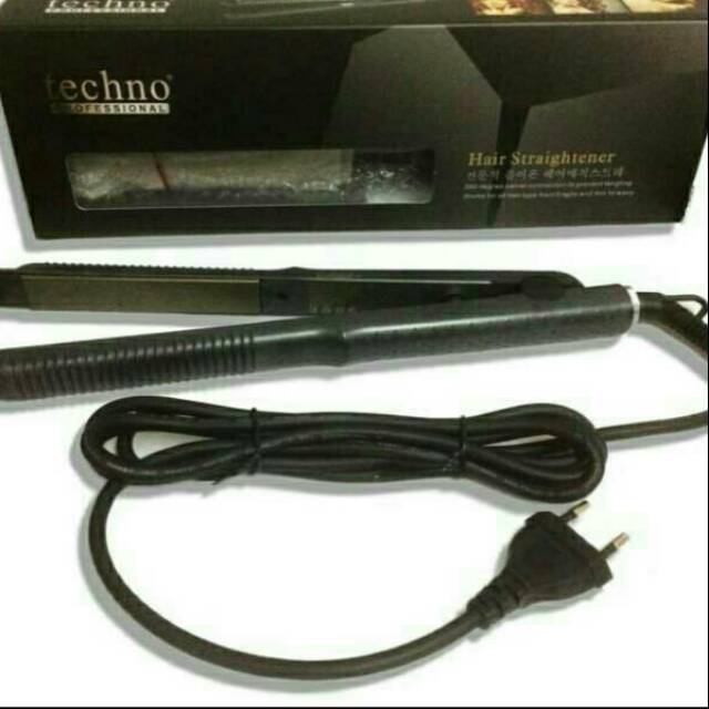 Catok 2in1 techno Catok Rambut Lurus dan Kerli Curly