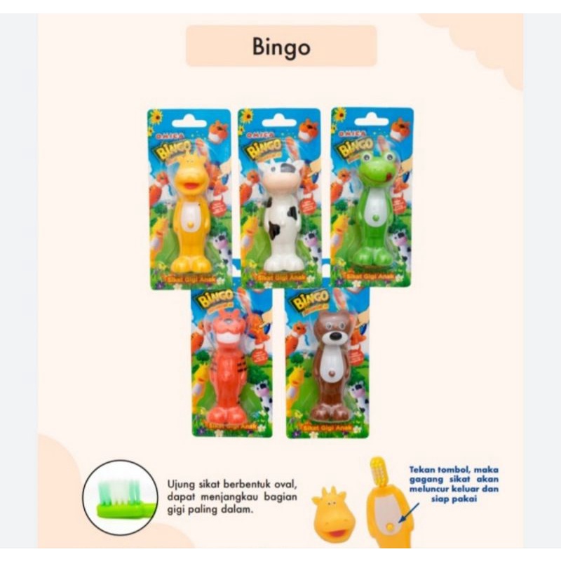 Sikat Gigi Anak Omica Bingo Karakter