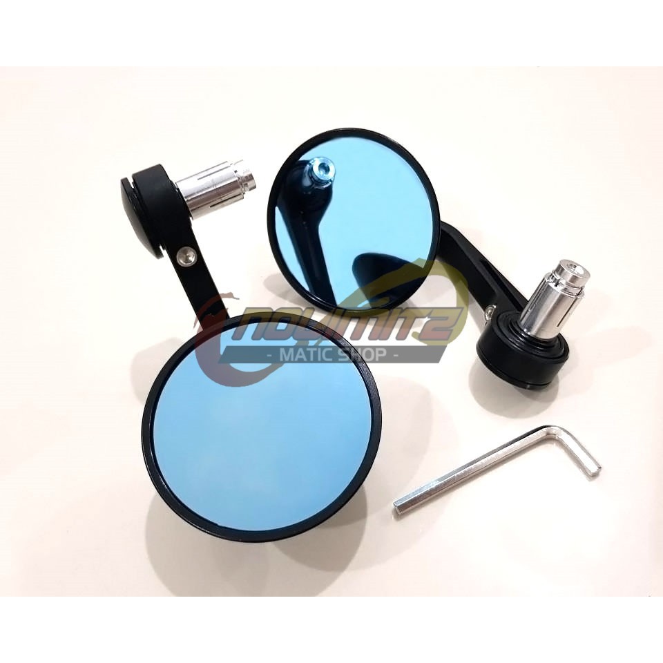 Spion Jalu Bulat Minimalis Rizoma Vespa PCX NMAX Lexi Aerox 155