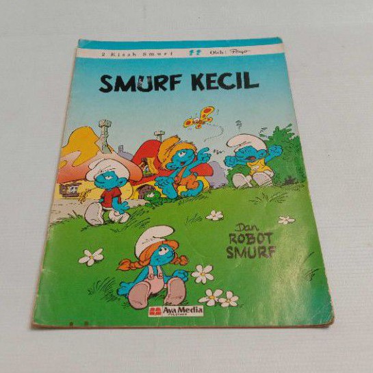 Komik Smurf Kecil dan robot smurf