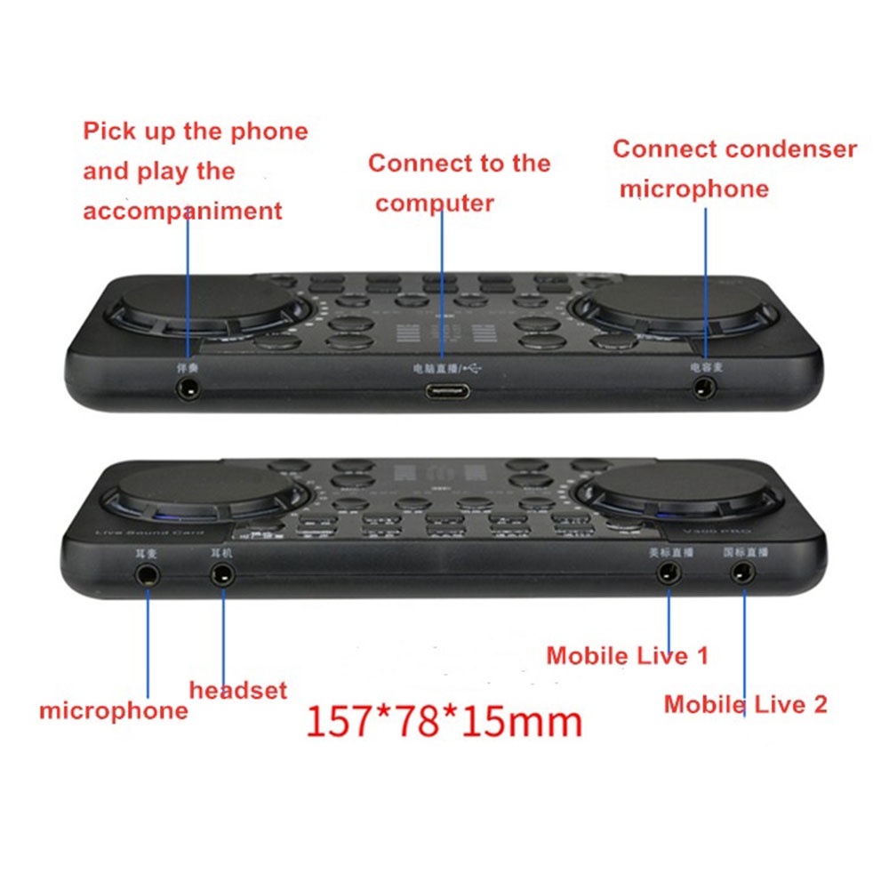 TS soundcard external recording live broadcast Rekaman external sound card audio podcast karaoke smule mixer pro mikrofon usb bluetooth Plus original dinamic mic rekaman studio condensor condenser kondensor v8 Live Broadcast Micropho orri