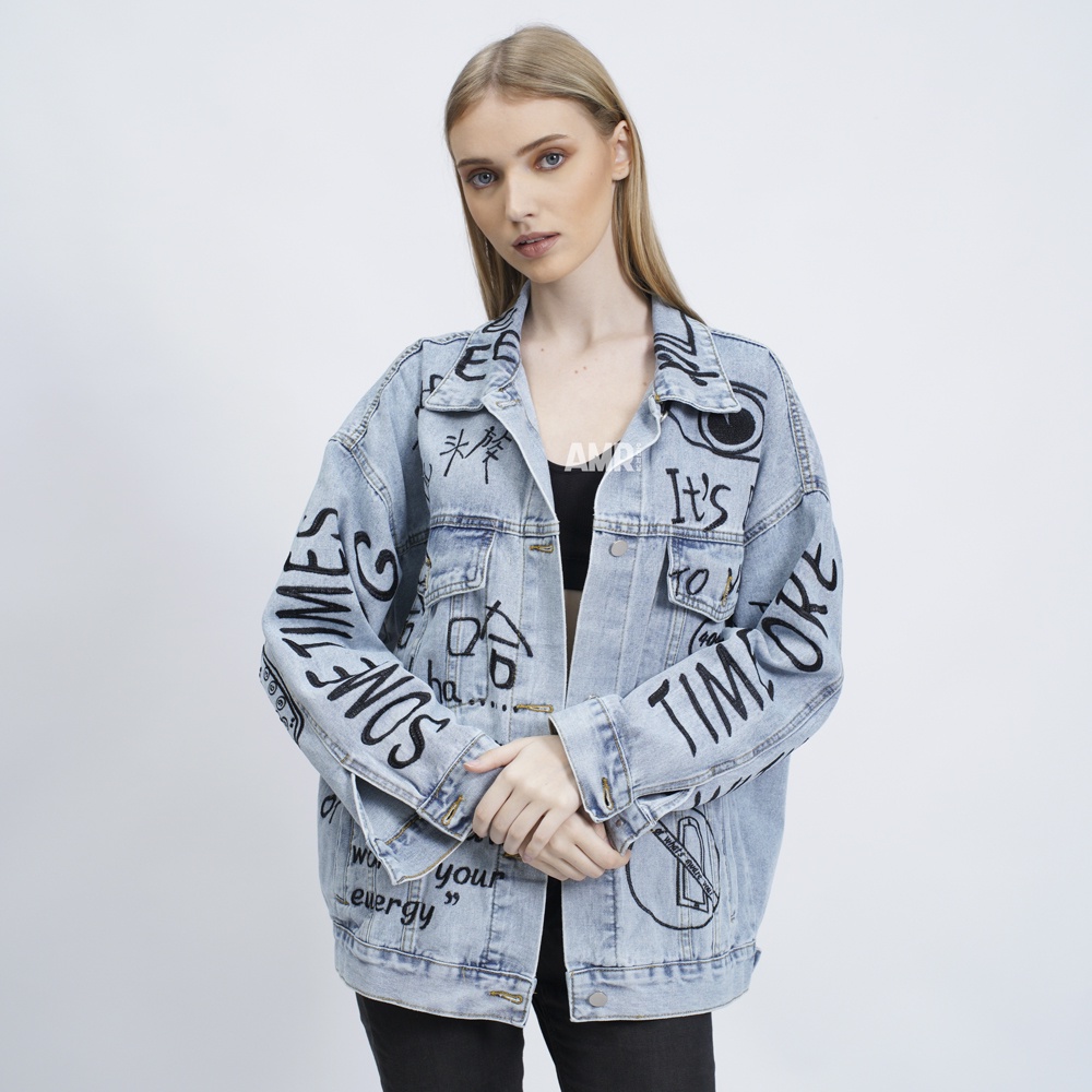 hot sale amr original - no phone 5206 - jacket jeans oversize toxic