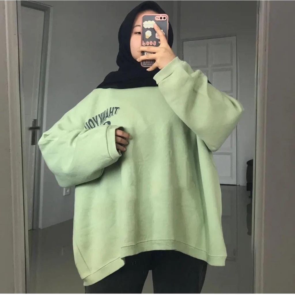 THANK YOU MY FRIEND 2SIDE SWEATER CREWNECK OVERSIZED