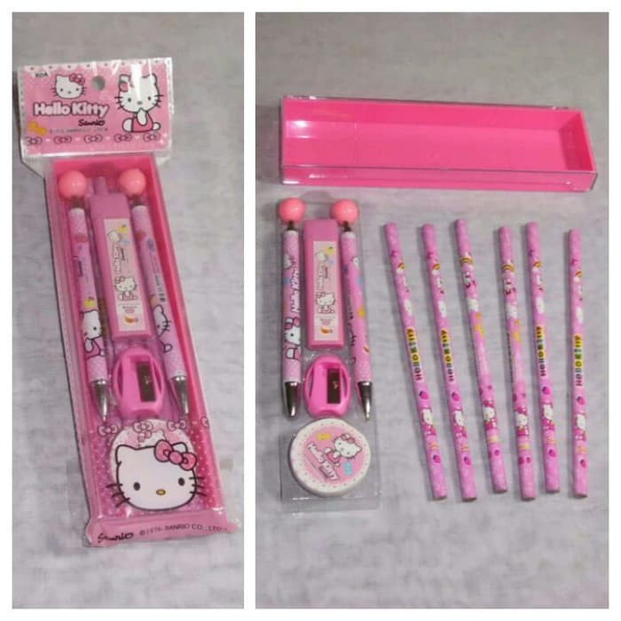 

Paket Puzzle Anak - Paket Ujian - Paket Alat Tulis Tempat Pensil + Pulpen Set : Frozen, Hello Kitty