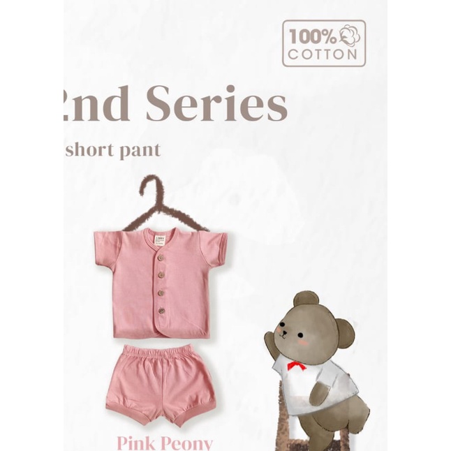 Libby setelan pendk comfy set 0-12 Month