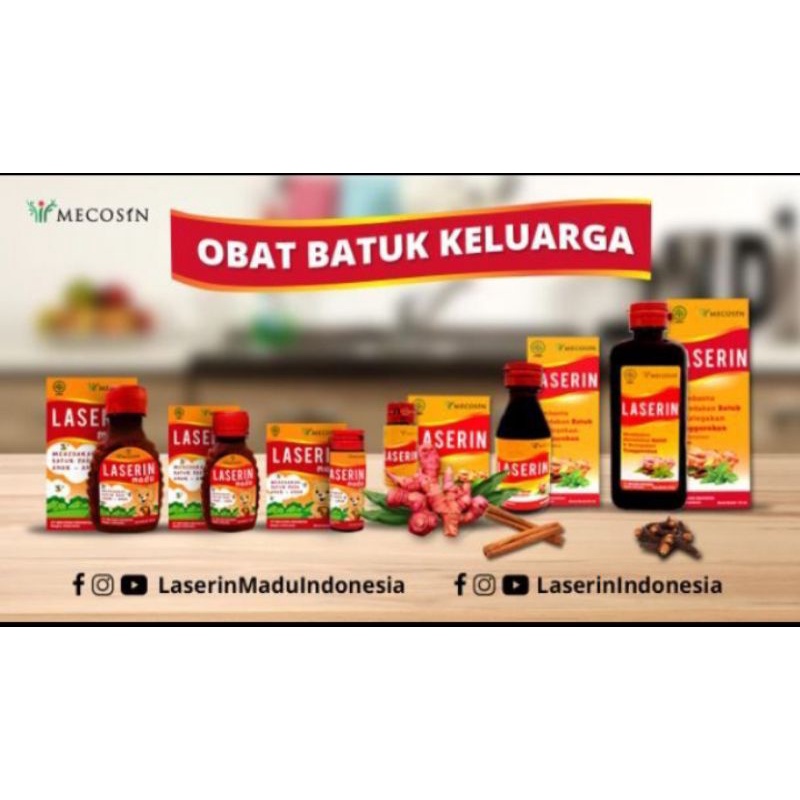 LASERIN MADU 60ML/100ML//LASERIN DEWASA 30ML/60ML/100ML