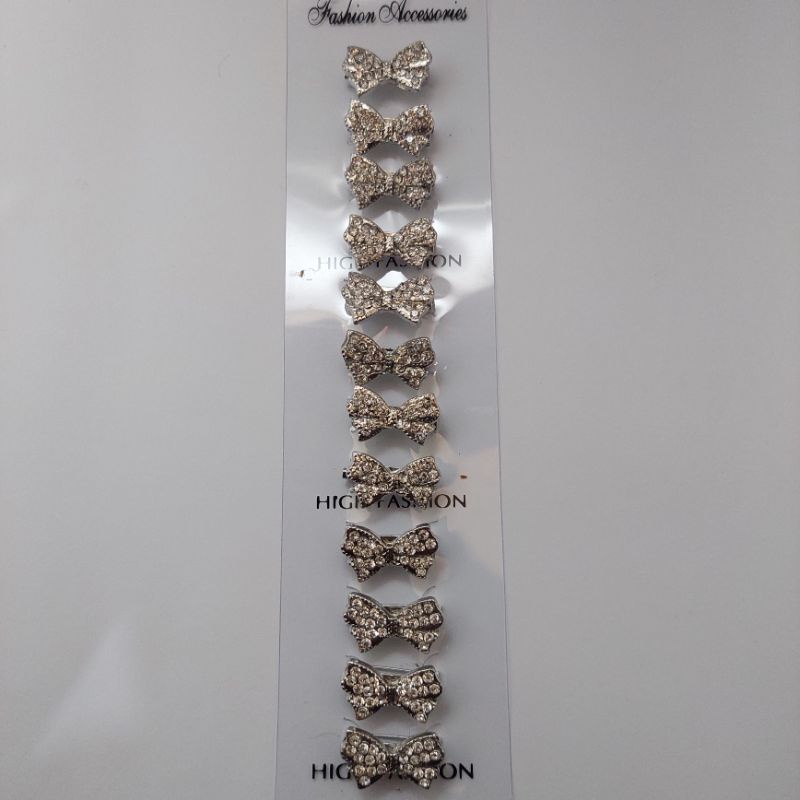 Bros Dagu Korea Kecil Full Mata Kecil Bros Dagu Murah Asesories hijab-Putih A