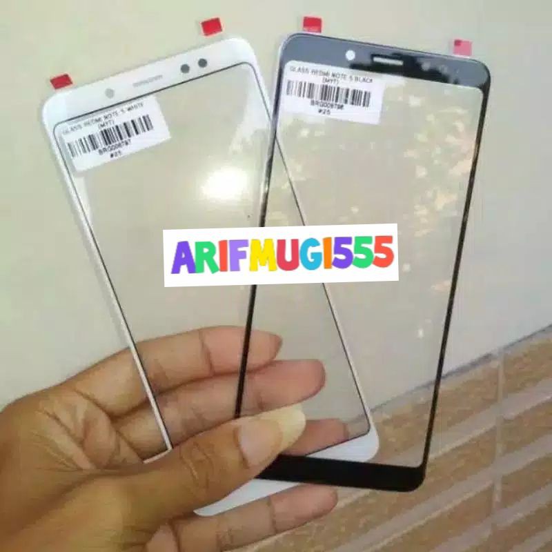 KACA LCD KACA DEPAN KACA TC LAYAR XIAOMI REDMI NOTE 5 ORIGINAL