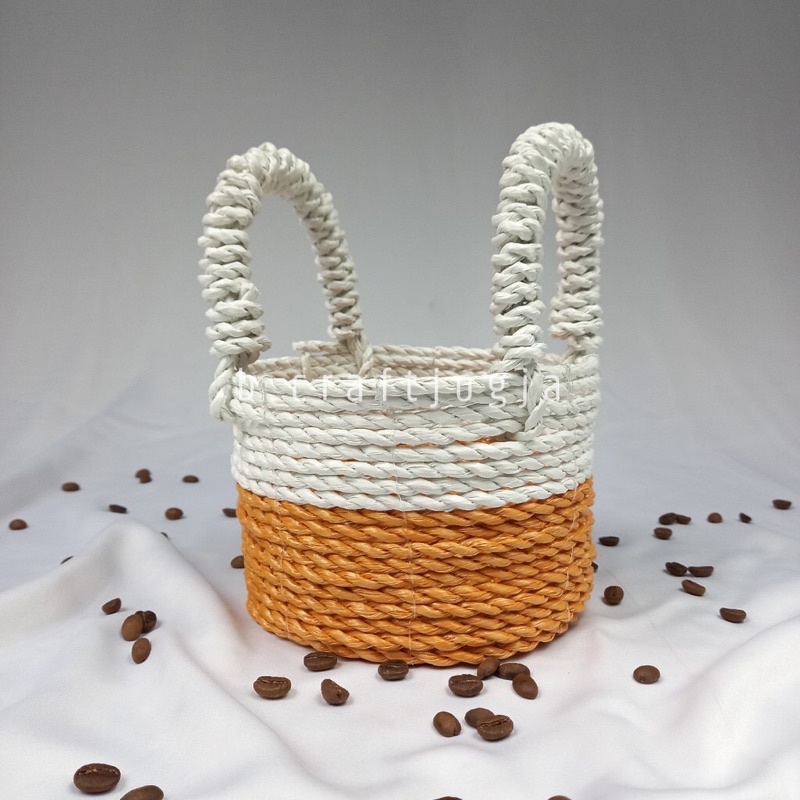 Tempat Permen Seagrass Mini Handel warna warni