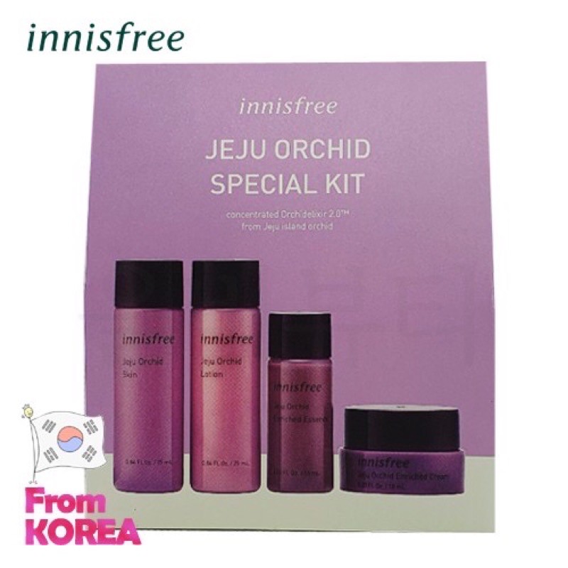 INNISFREE JEJU ORCHID SPECIAL KIT 4EA INISFREE TRAVEL original
