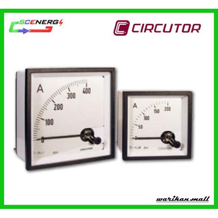 

buku-arsitek- ampere meter via ct../5a "circutor" -design.