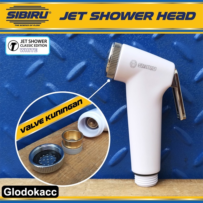 Kepala Jet Shower Bidet Head Cebok Semprotan Toilet Closet WC Sibiru