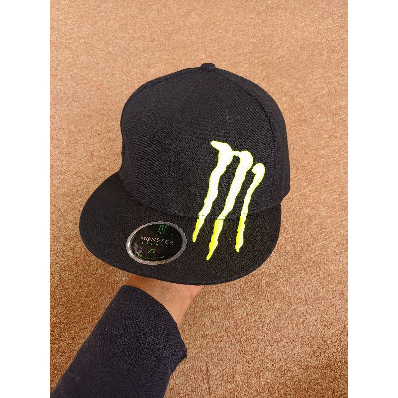 topi snapback monster energy racing original build up