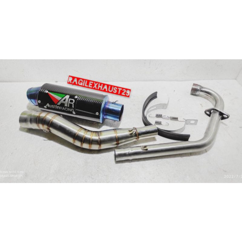 Knlpot racing AUSTIN RACING/AR/CB/CBR/Vixion/Fu/Sonic/Supra gtr/Tiger/Thander/MX king/MX new