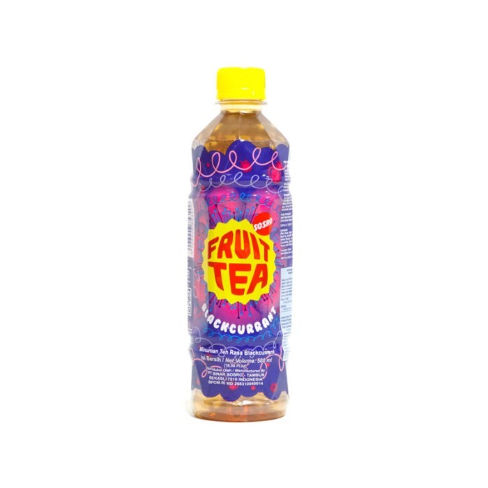 

Fruit Tea Blackcurrent Botol plastik 500 ml