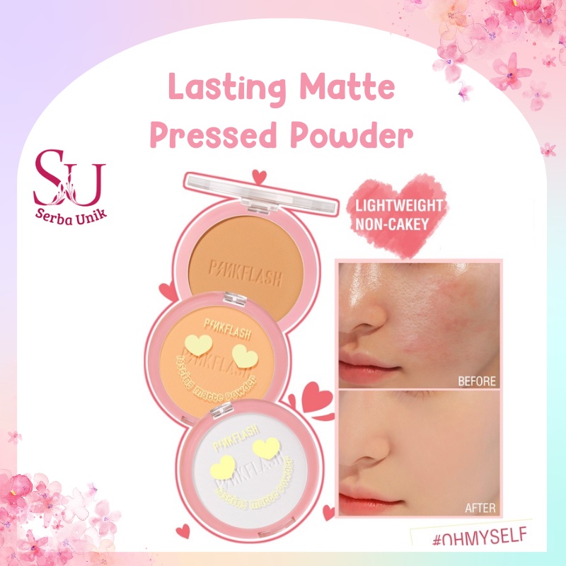 Pinkflash Lasting Matte Pressed Powder