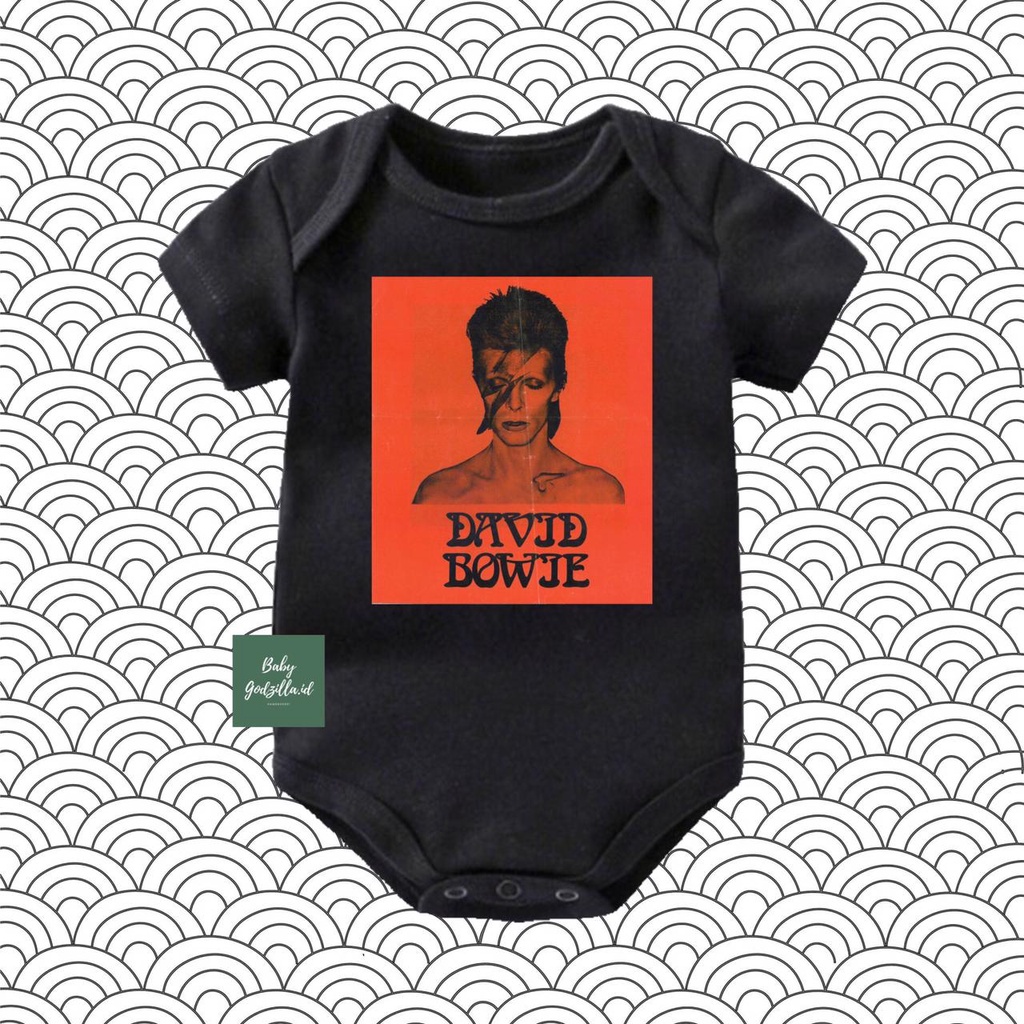 Jumper Bayi Band Music David Bowie / Custom Design Sablon
