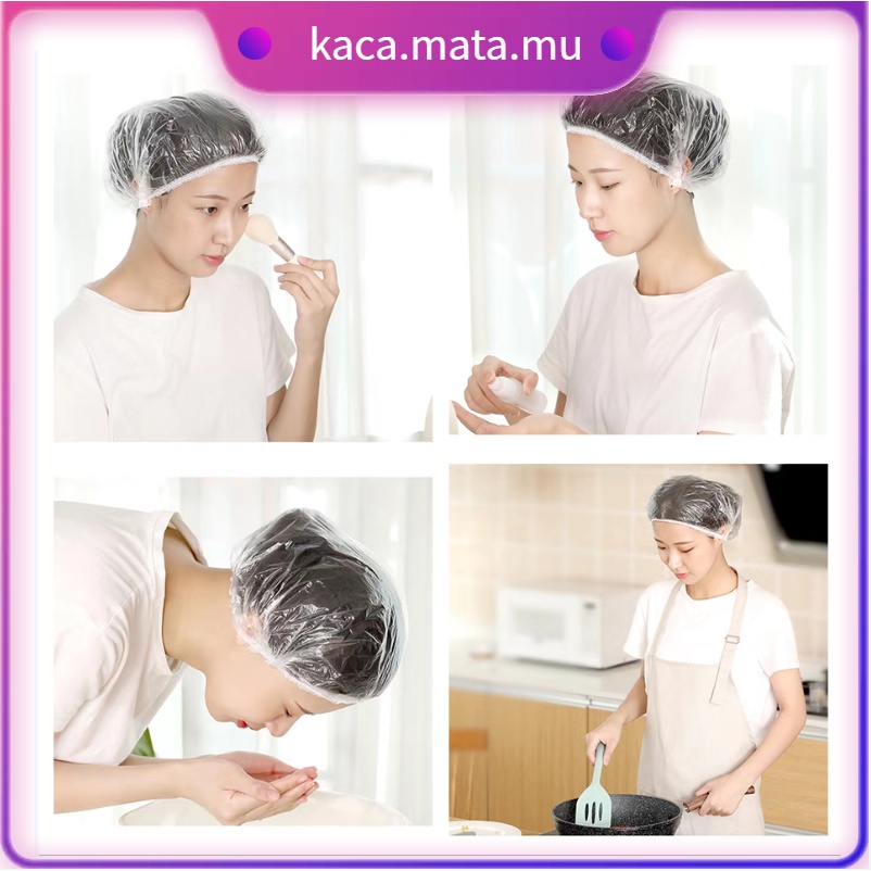 Surprice Shower Cap Wanita / Topi Mandi Cewek/ Penutup Rambut  /DISPOSABLE ANTI DUST COVER