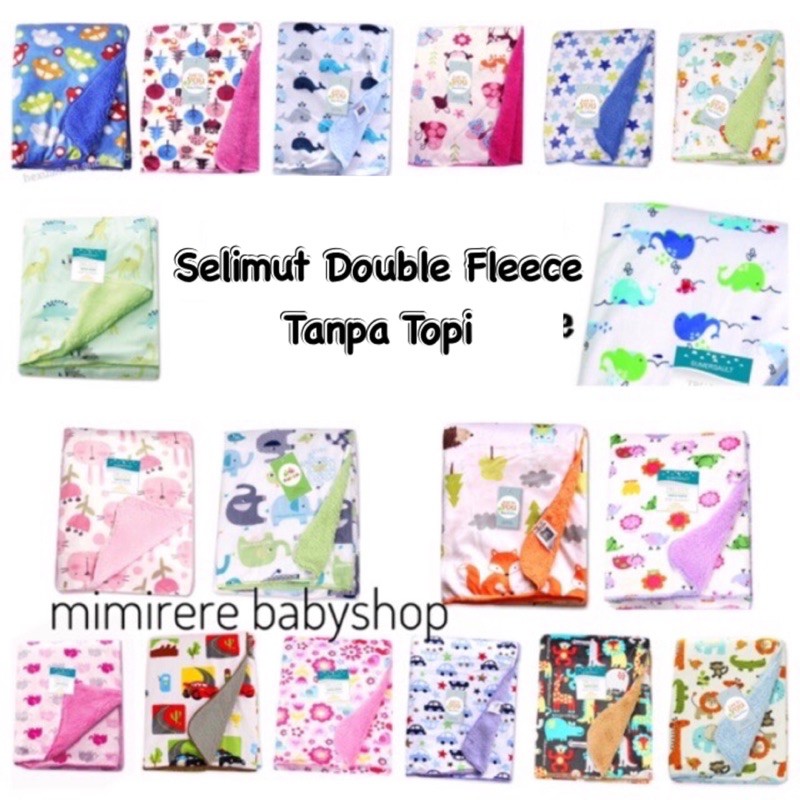 Selimut double fleece / just to you / kolaco / baby of mine