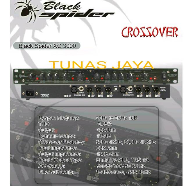 CROSSOVER BLACK SPIDER XC 3000 BLACKSPIDER XC3000