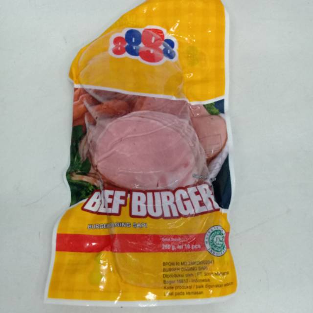 

Daging burger 888 260gr