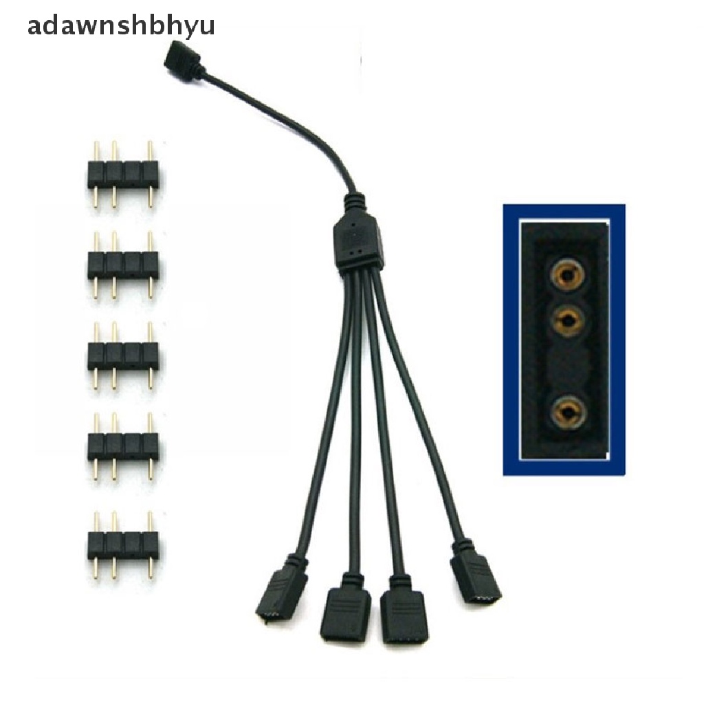 Kabel Adapter Extension ARGB 5V 3Pin 12v 4pin RGB Untuk Case PC