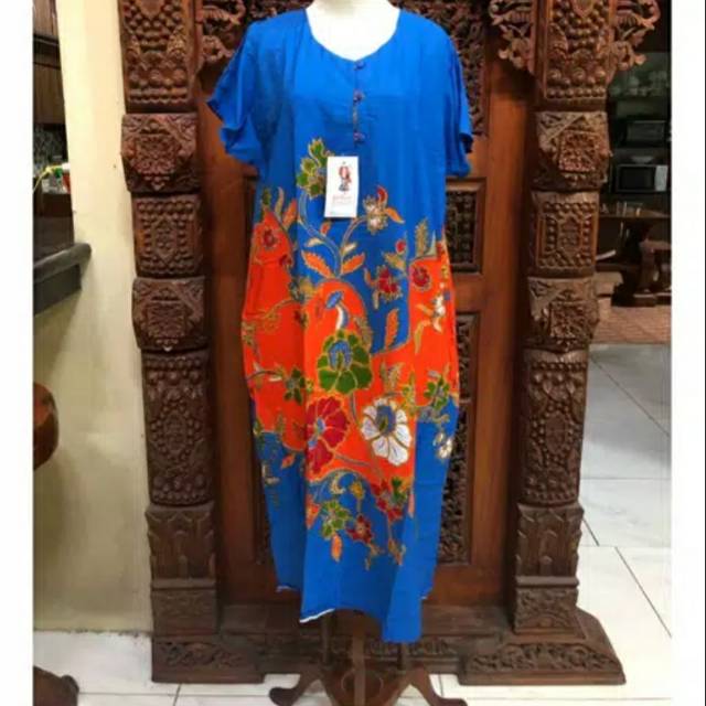 Daster batik kancing depan baju tidur hamil busui ratu busana daster murah oleh oleh Jogja solo