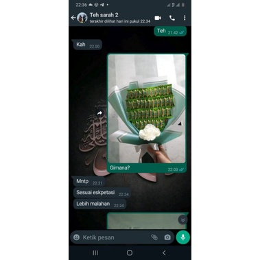 

buket flowers low budget permen