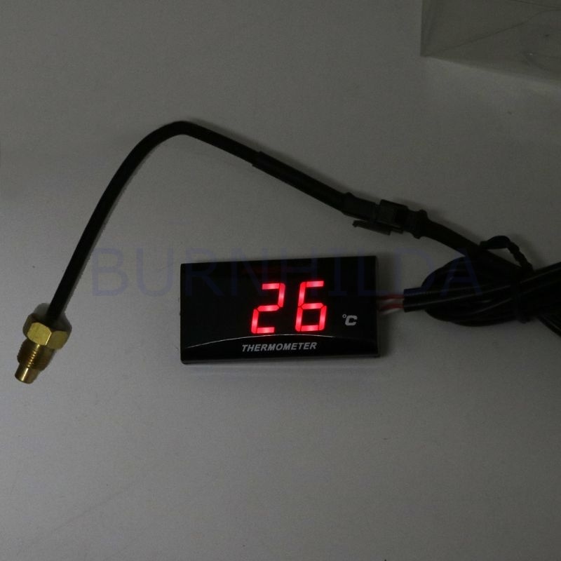 Termometer Digital Pengukur Suhu Air Radiator Mesin Motor mobil motor burnhilda