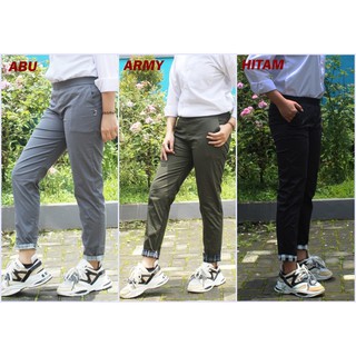  BAYAR DITEMPAT Celana  Baggy  Casual Formal Pant  Wanita 