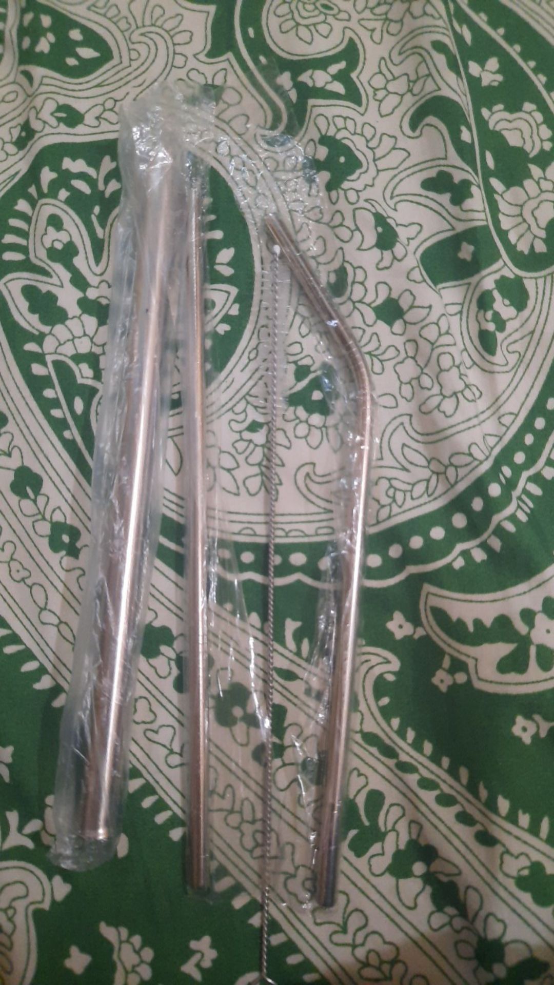 Sedotan Stainless Set Paket Komplit Boba Bubble Pouch