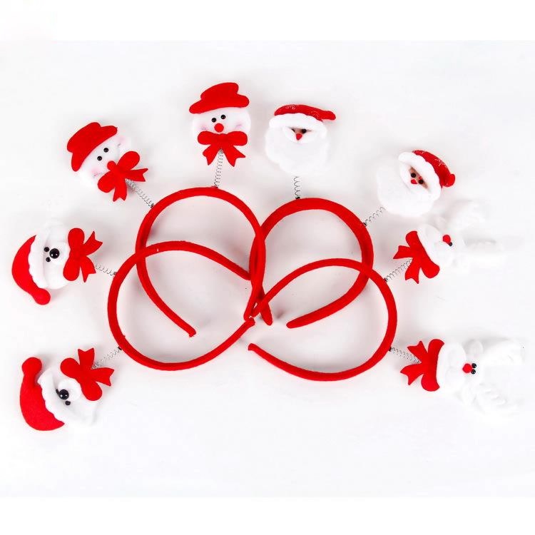 BANDO NATAL LUCU CHRISTMAS HEADBAND Aksesoris Pesta Natal Bando CHRISTMAS Motif Tanduk Rusa Hiasan Kepala Natal