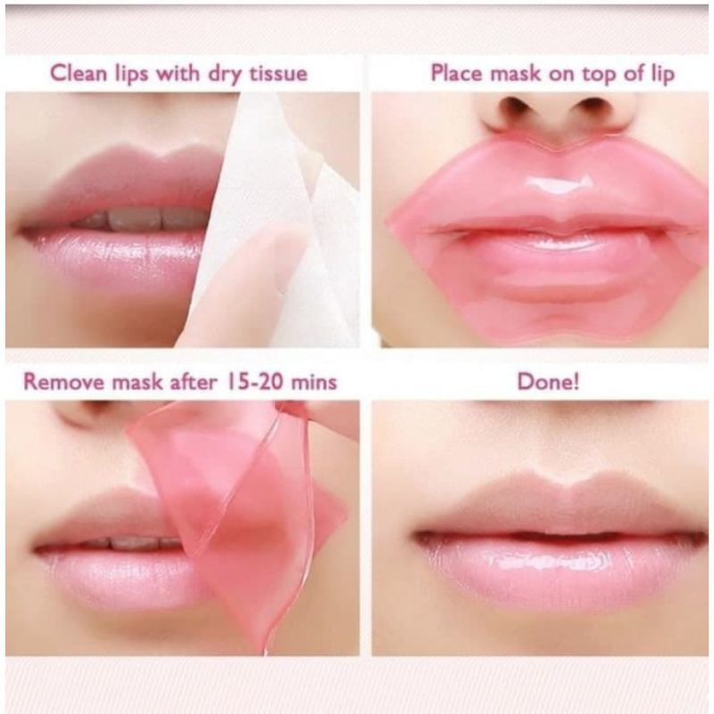 MASKER BIBIR COLLAGEN MOISTURIZING LIP MASK KOREA MENCERAHKAN DAN MELEMBABKAN BIBIR