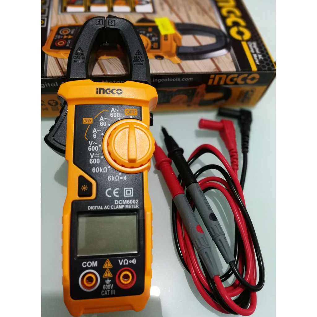 Jual Ingco Digital Tang Ampere Digital Clamp Meter Ac V Ingco Indonesia Shopee Indonesia