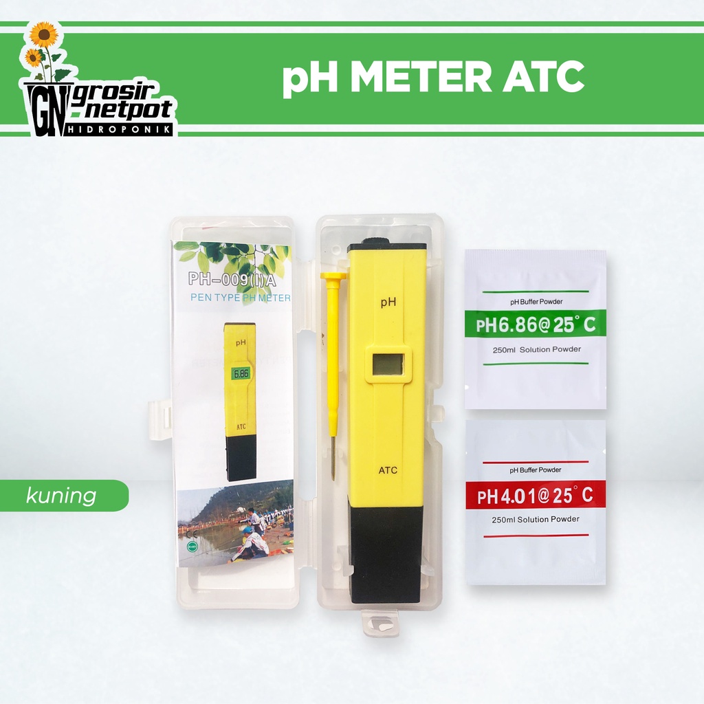 Jual pH Meter ATC Alat Ukur Air Hidroponik Shopee Indonesia