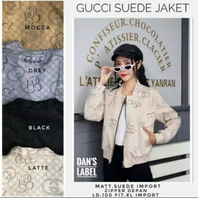 Jaket Suede Gucci
