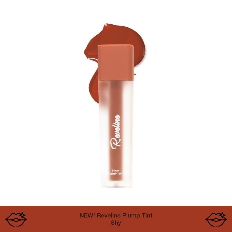 ✨ AKU MURAH ✨  [BPOM] Reveline Plump Tint 3,5ml // Pewarna Bibir Non Sticky, Pigmented