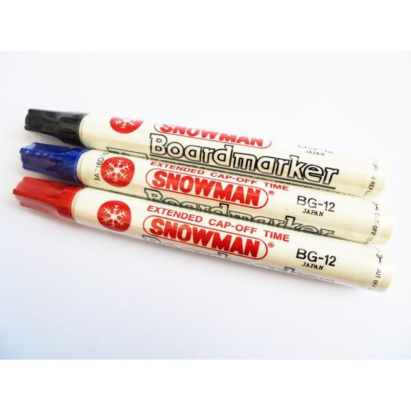 

Spidol Snowman Boardmarker - (Hitam, Biru, Merah)