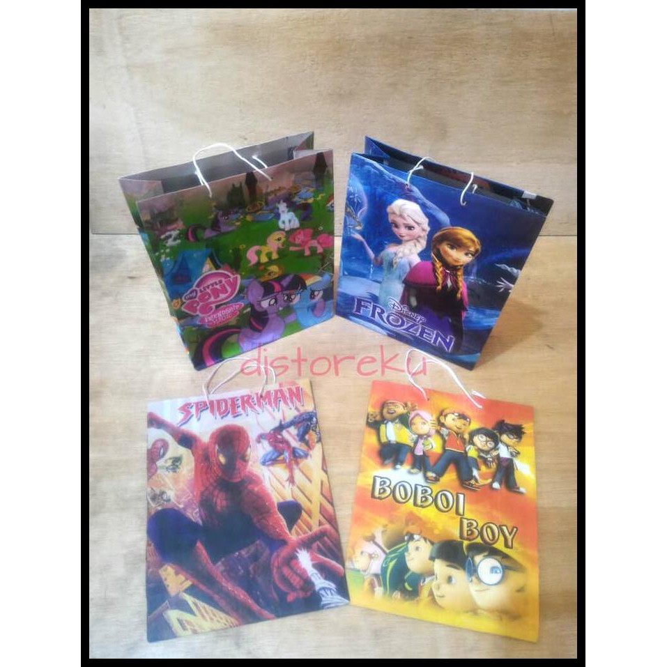 

9J38 PAPER GOODIE BAG ULANG TAHUN ULTAH TAS KADO SOUVENIR ULTAH SMALL TW7N