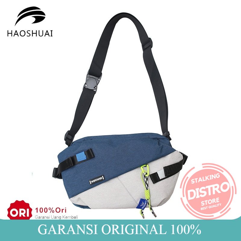 HAOSHUAI 1811 Tas Selempang Pria Wanita Waistbag Waterproof