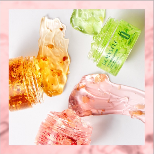 DEMYSELF Flora Petal Moisturizing Jelly Mask 40 Gr Travel  Size